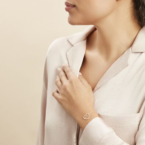 Bracelet Or Jaune Derry Oxyde De Zirconium - Bracelets chaînes Femme | Marc Orian