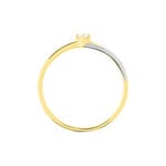 Bague Selene Or Bicolore Diamant - Solitaires Femme | Marc Orian