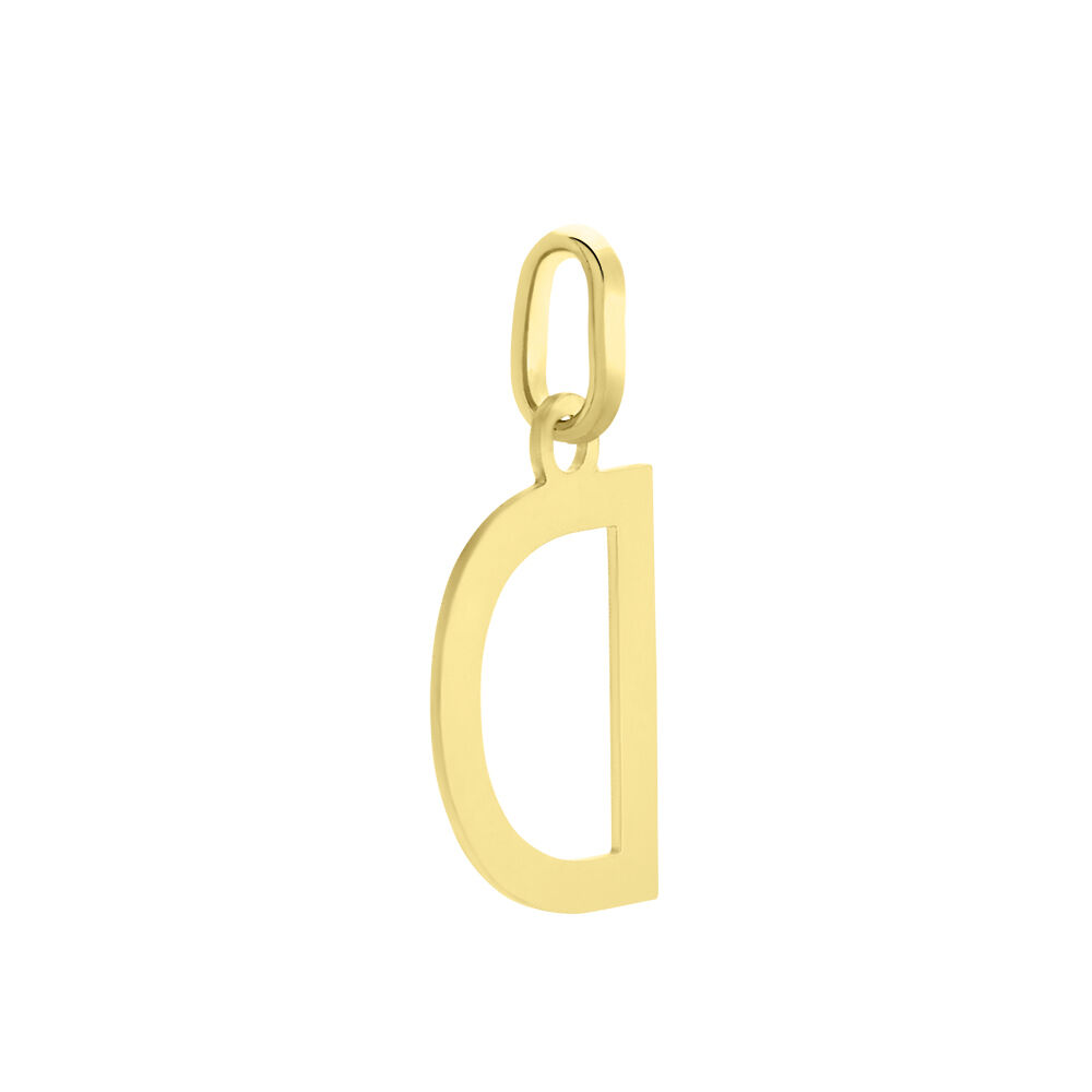 Pendentif Ionia Lettre Or Jaune - Pendentifs Famille | Marc Orian
