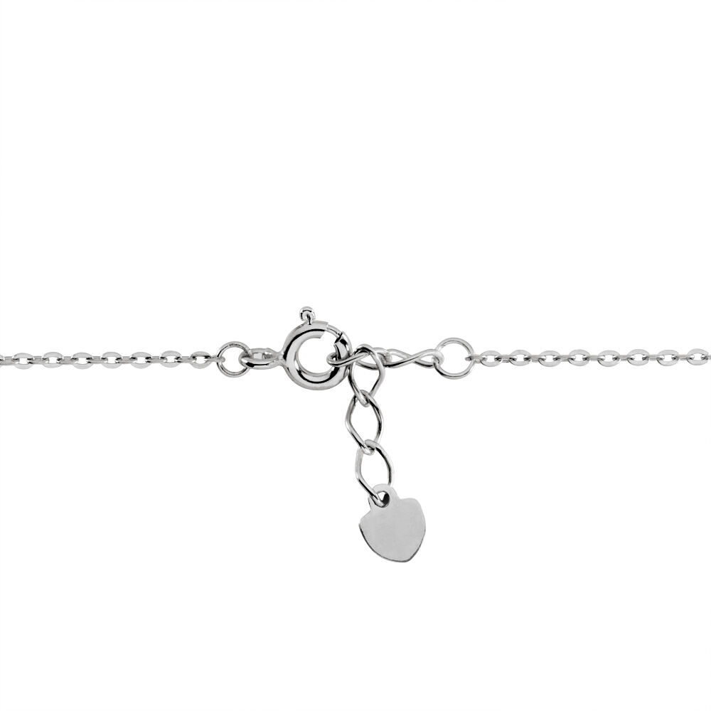 Bracelet Francesca Argent Blanc Oxyde De Zirconium - Bracelets chaînes Femme | Marc Orian