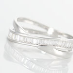 Bague Anelyse Or Blanc Oxyde De Zirconium - Bagues avec pierre Femme | Marc Orian