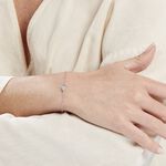 Bracelet Hiram Argent Blanc Oxyde De Zirconium - Bracelets fantaisie Femme | Marc Orian