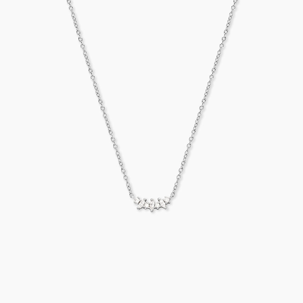 Collier Argent Eden Oxyde De Zirconiums - Colliers avec pierres Femme | Marc Orian