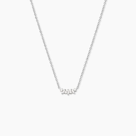 Collier Argent Eden Oxyde De Zirconiums - Colliers avec pierres Femme | Marc Orian