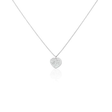 Collier Argent Blanc Vitto Nacre - Colliers avec pierres Femme | Marc Orian