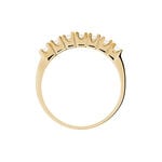 Bague Isee Plaqu&eacute; Or Jaune Oxyde De Zirconium - Bijoux fantaisie Femme | Marc Orian