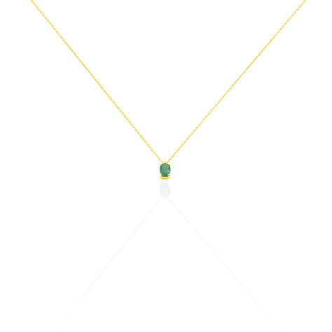 Collier Ovale Or Jaune Emeraude - Colliers Femme | Marc Orian