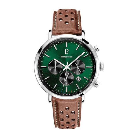Montre Pierre Lannier Baron Vert - Montres &eacute;tanches Homme | Marc Orian