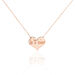 Collier Albizia Coeur Message Or Rose - Colliers ete Femme | Marc Orian