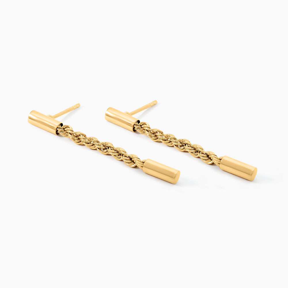Boucles D'Oreilles Pendantes Cordelia Or Jaune - Pendantes Femme | Marc Orian