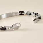 Bracelet Jourdan Acier Gris - Bracelets cha&icirc;nes Homme | Marc Orian