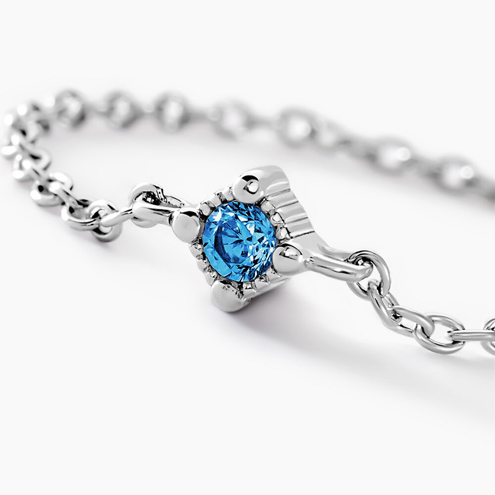Bague Gily Argent Blanc Oxyde De Zirconium - Solitaires Femme | Marc Orian