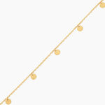 Cha&icirc;ne De Cheville Eleonora Argent Dor&eacute; A L'Or 750/1000 - Chaines de cheville Femme | Marc Orian