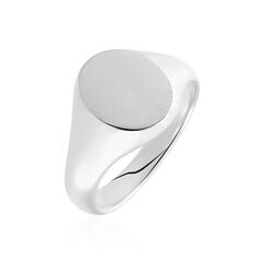 Chevalière Karl Argent Blanc - Chevalières Homme | Marc Orian