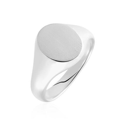 Chevalière Karl Argent Blanc - Chevalières Homme | Marc Orian