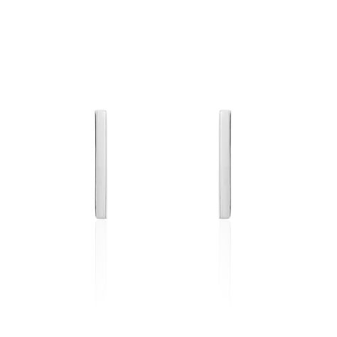 Boucles D'oreilles Puces Tullia Argent Blanc - Puces Femme | Marc Orian