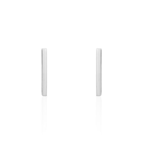 Boucles D'oreilles Puces Tullia Argent Blanc - Clous d'oreilles Femme | Marc Orian