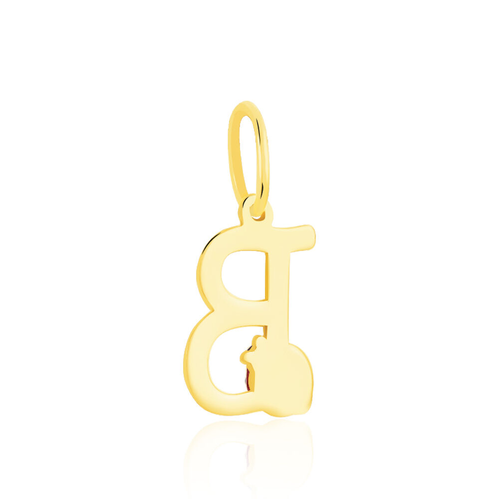 Pendentif Helidie Coccinelle Lettre Or Jaune - Pendentifs Enfant | Marc Orian