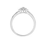 Bague Chouvia Or Blanc Diamant Synth&eacute;tique - Bagues fian&ccedil;ailles Femme | Marc Orian