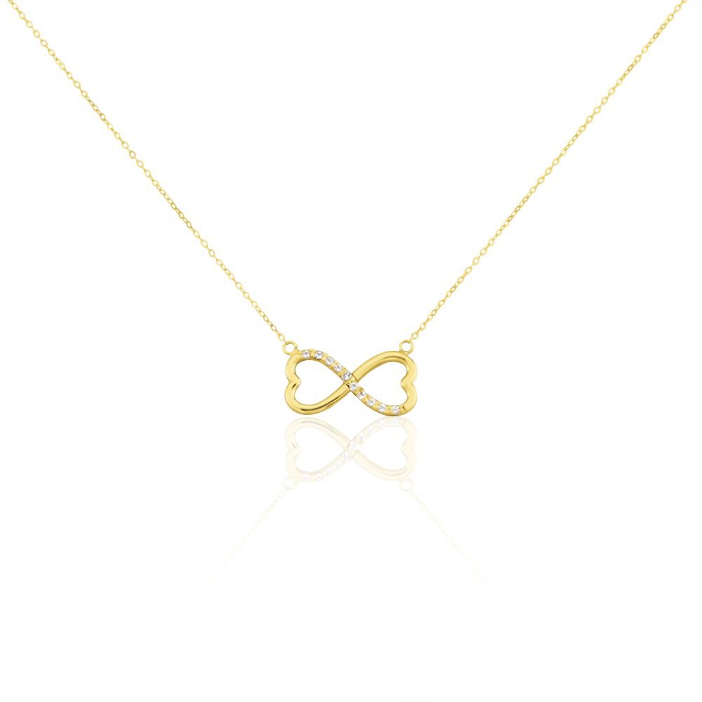 Collier Or Jaune Ilyas Oxyde De Zirconium - Colliers avec pierres Femme | Marc Orian