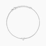 Bracelet Thylane Argent Blanc Oxyde De Zirconium - Bracelets fantaisie Femme | Marc Orian