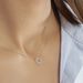 Collier Lim Or Blanc Oxyde De Zirconium - Colliers avec pierres Femme | Marc Orian