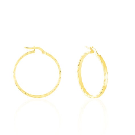 Cr&eacute;oles Deniz Or Jaune - Cr&eacute;oles Femme | Marc Orian