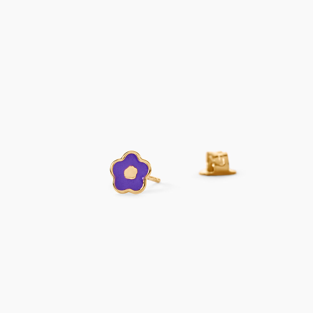 Boucles D'Oreilles Puces Iason Or Jaune - Puces Enfant | Marc Orian