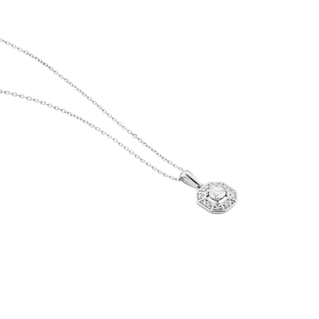Collier Transmission Or Blanc Diamant - Colliers Femme | Marc Orian