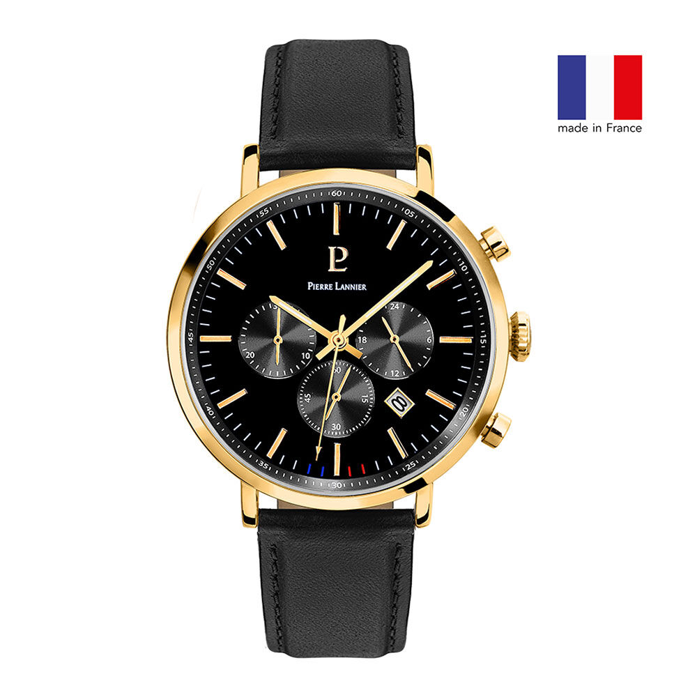 Montre Pierre Lannier Baron Noir - Montres étanches Homme | Marc Orian