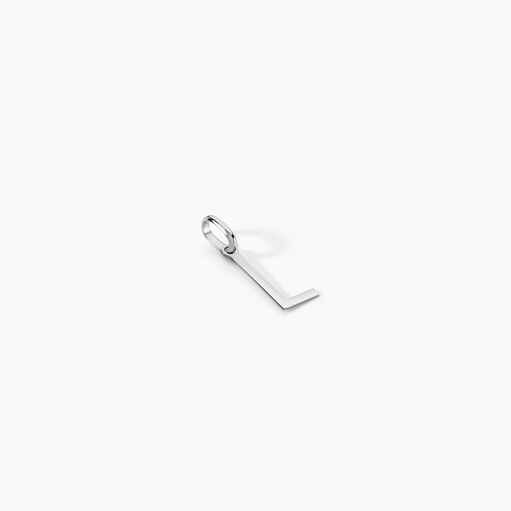 Pendentif Ionia Lettre Or Blanc - Pendentifs Famille | Marc Orian