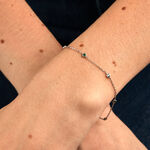 Bracelet Thesee Argent Blanc Spinelle - Bracelets fantaisie Femme | Marc Orian