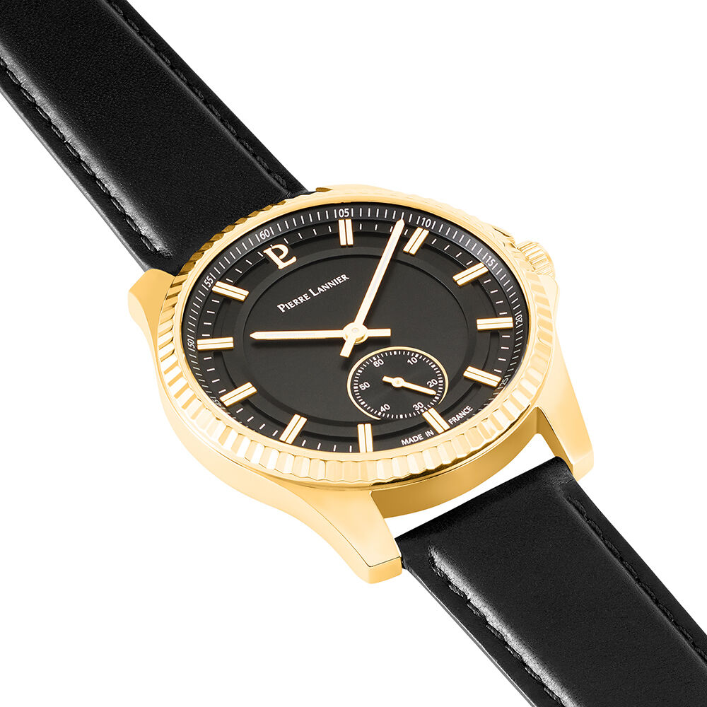 Montre Pierre Lannier Metropolitain Noir - Montres étanches Homme | Marc Orian