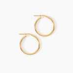 Cr&eacute;oles Ulrica Argent Dor&eacute; A L'Or 750/1000 - Cr&eacute;oles Femme | Marc Orian