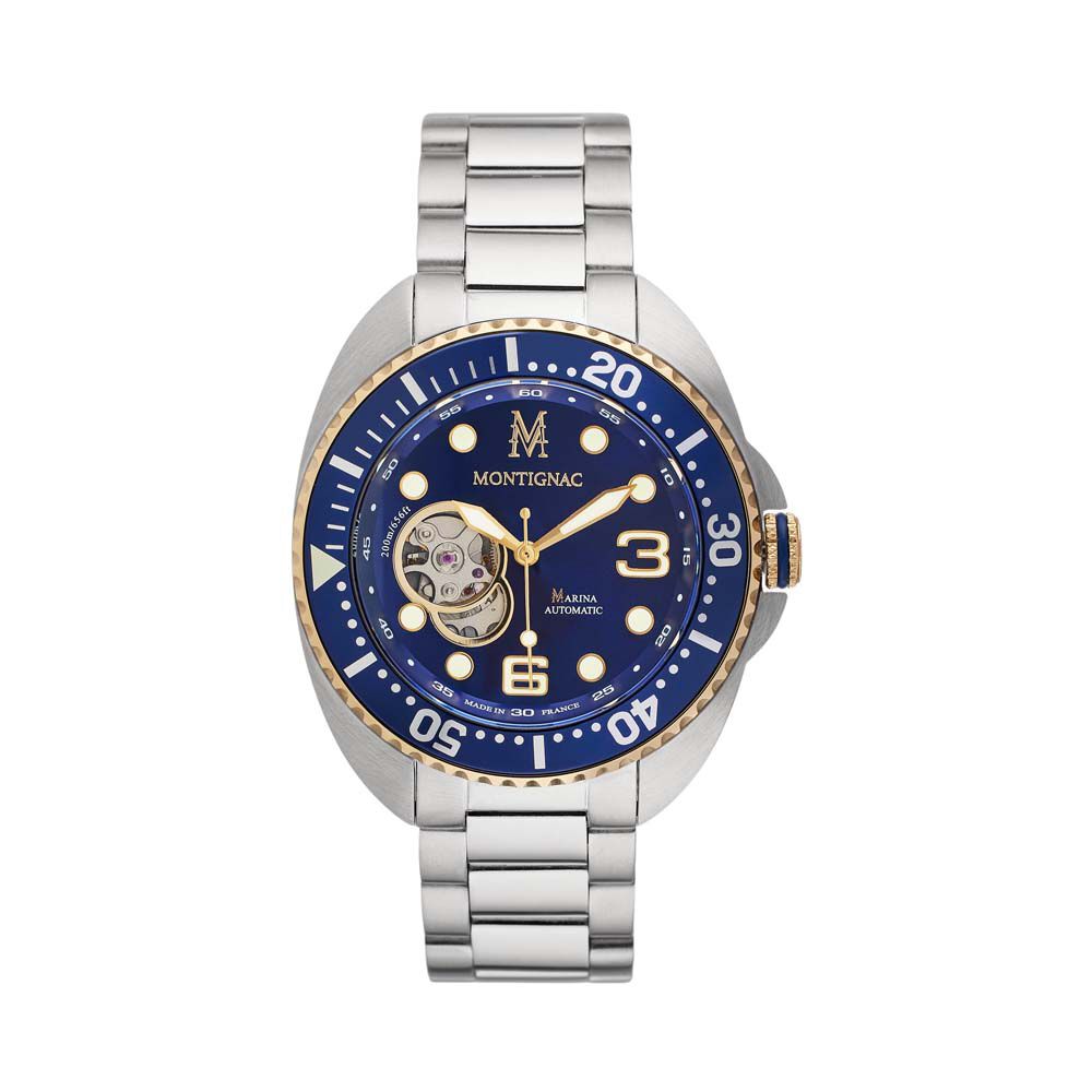 Montre Montignac Marina Bleu - Montres automatiques Homme | Marc Orian