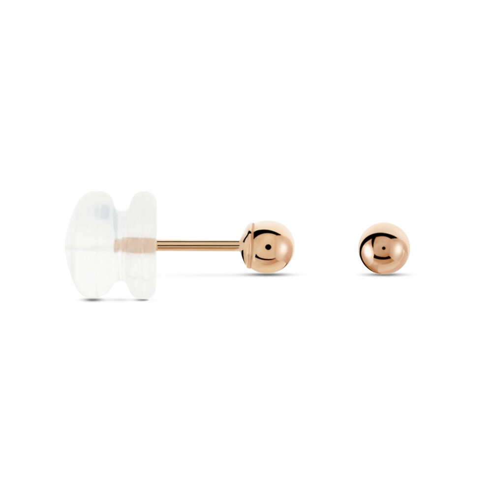Boucles D'oreilles Puces Or Rose Fidelia - Puces Femme | Marc Orian