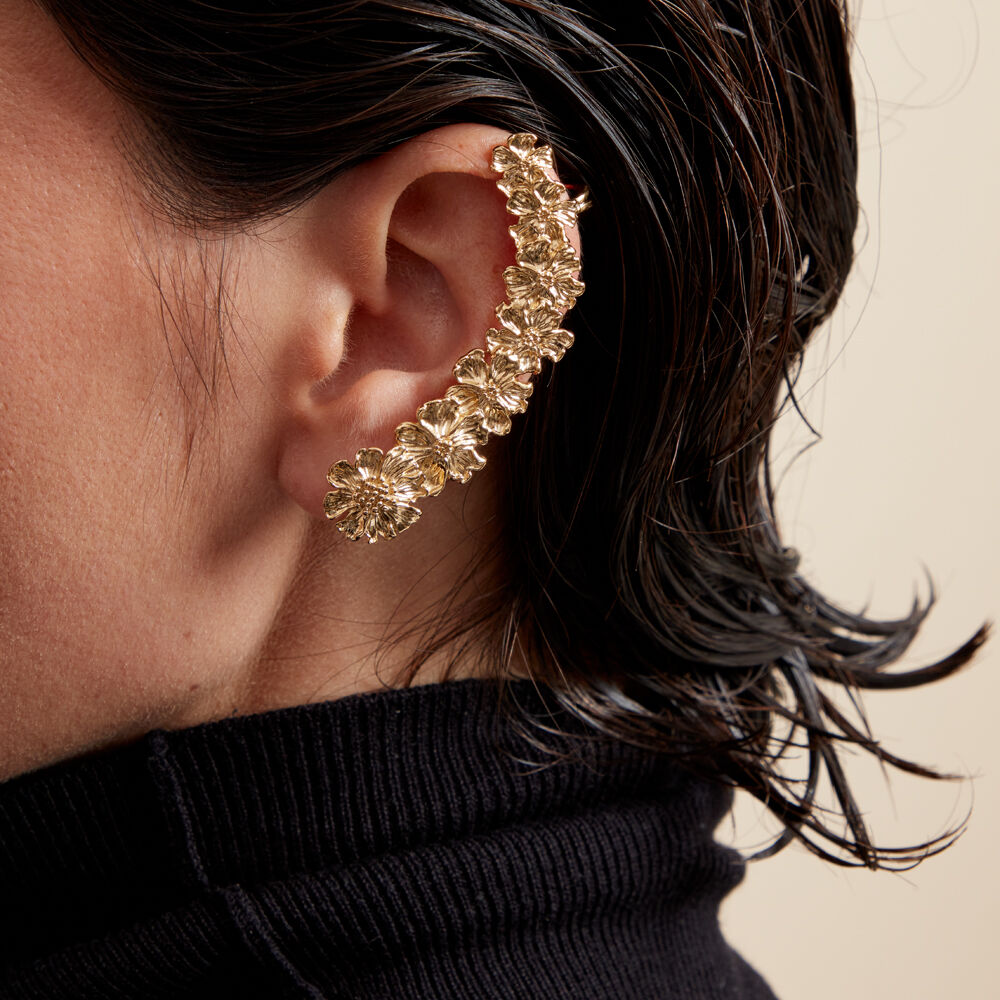 Bijou D'oreille Grimpant Unitaire Acier Inoxydable Jaune Dyonis - Piercings d'oreilles Femme | Marc Orian