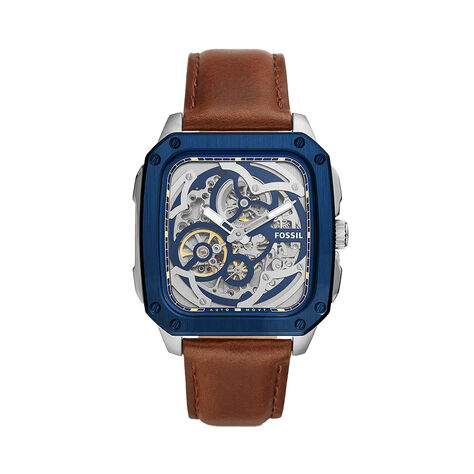 Montre Fossil Inscription Bleu - Montres automatique Homme | Marc Orian