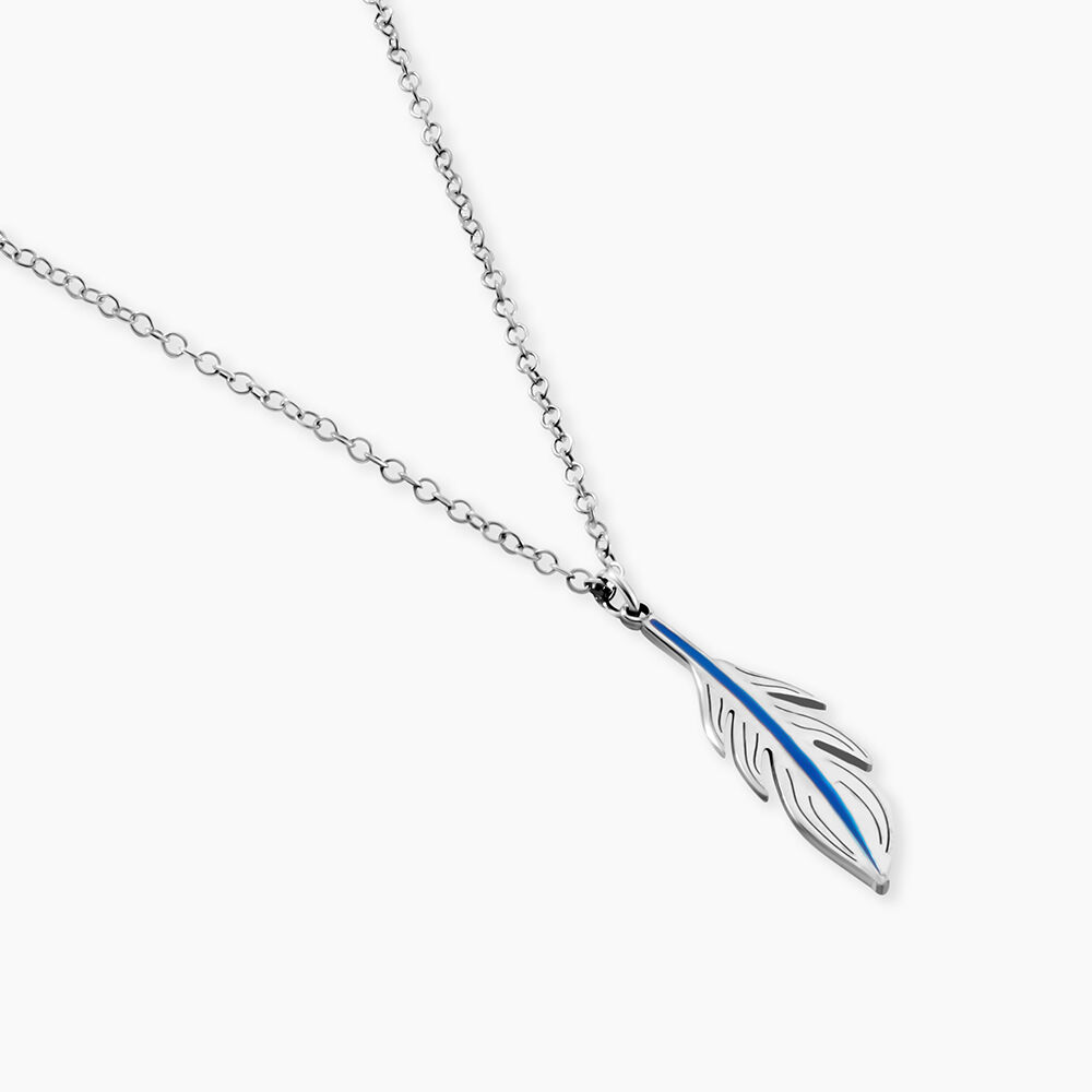 Collier Argent Blanc Stieg - Colliers fantaisie Femme | Marc Orian