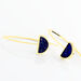 Boucles D'oreilles Pendantes Florica Or Jaune Lapis Lazuli - Pendantes Femme | Marc Orian