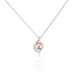 Collier Deniz Argent Blanc Perle De Culture Et Oxyde De Zirconium - Colliers avec pierres Femme | Marc Orian