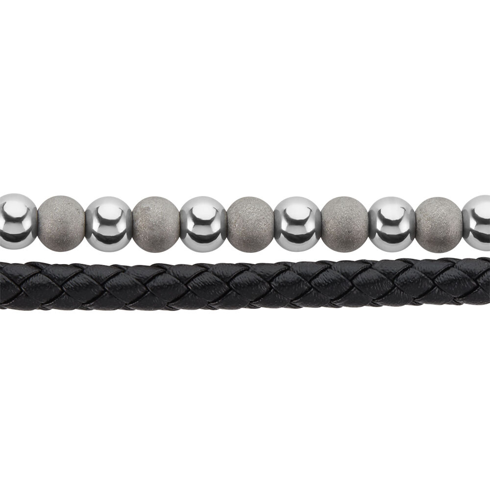 Bracelet Jourdan Pheonix Cuir Noir - Bracelets cuir Homme | Marc Orian