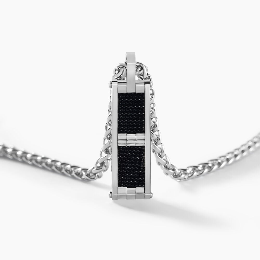 Collier Messy Acier Blanc - Colliers Homme | Marc Orian