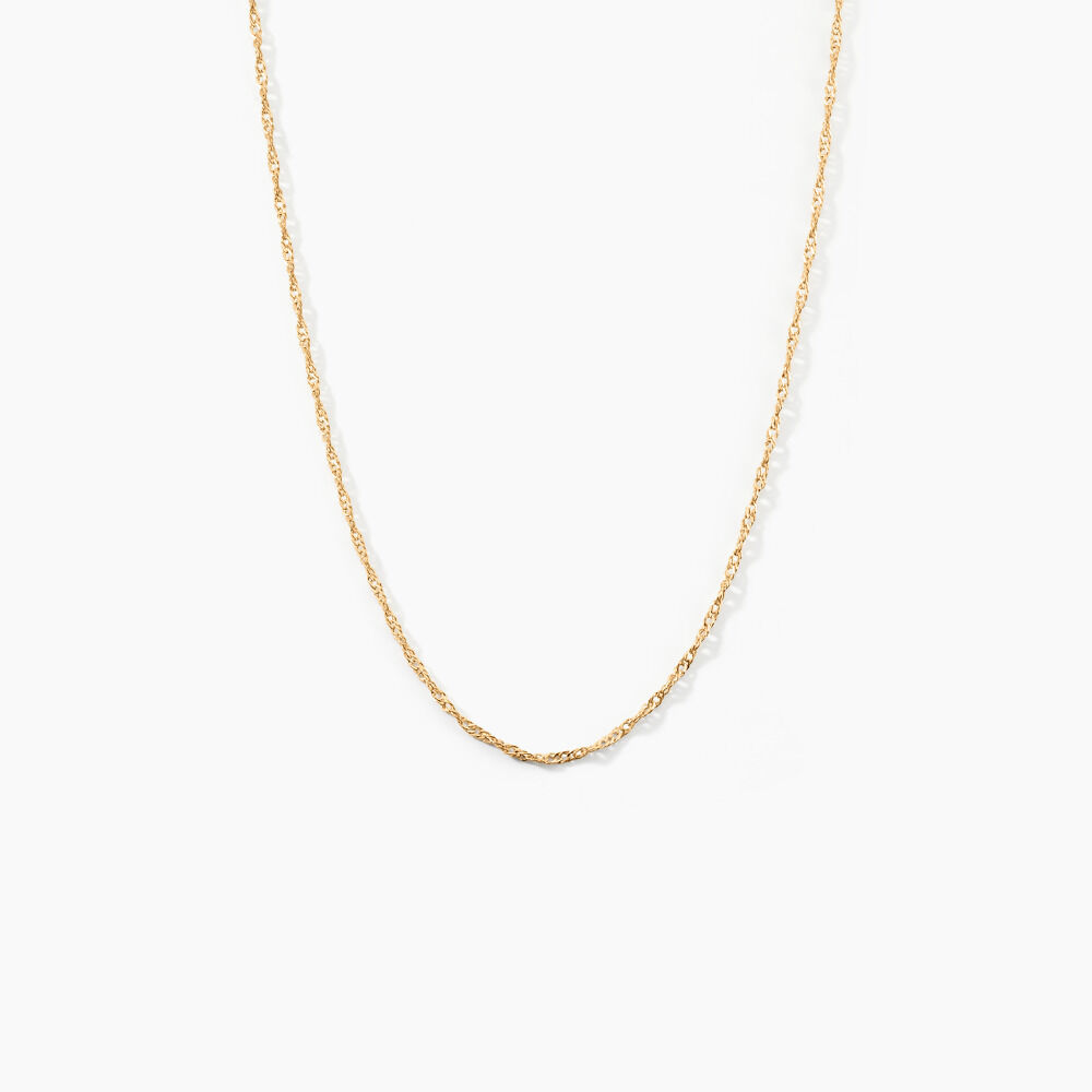 Chaîne Imanie Maille Singapour Or Jaune - Chaines Femme | Marc Orian