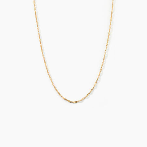Chaîne Imanie Maille Singapour Or Jaune - Chaines Femme | Marc Orian