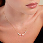 Collier Bron Or Jaune Perle De Culture - Colliers avec pierres Femme | Marc Orian