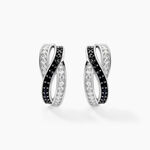 Boucles D'oreilles Puces Bethany Argent Blanc Oxyde De Zirconium - Puces Femme | Marc Orian