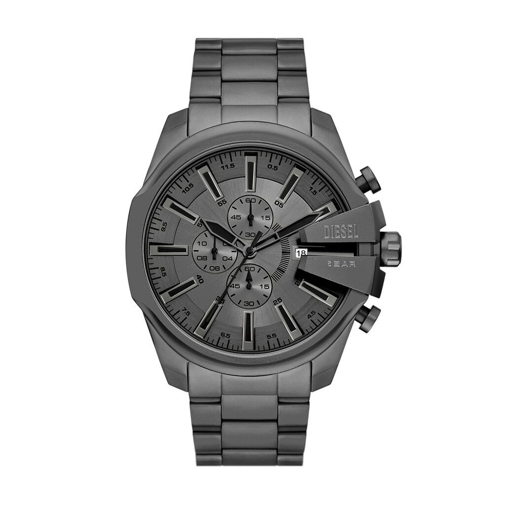 Montre Diesel Mega Chief Slim Gris - Montres &eacute;tanches Homme | Marc Orian
