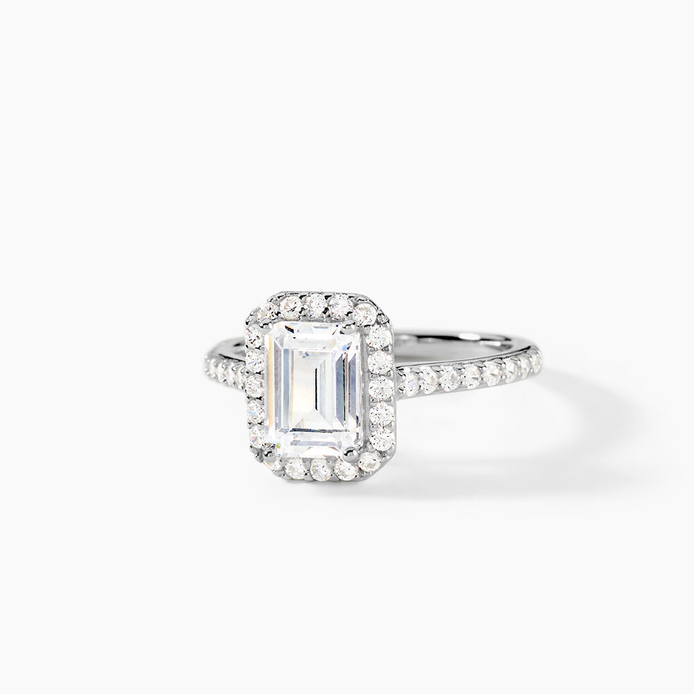 Bague Solitaire Cadmos Argent Blanc Oxyde De Zirconium - Solitaires Femme | Marc Orian