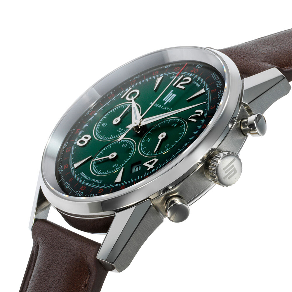 Montre Lip Himalaya Chrono Vert - Montres &eacute;tanches Homme | Marc Orian